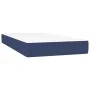 Cama box spring colchón y luces LED tela azul 90x200 cm de vidaXL, Camas y somieres - Ref: Foro24-3138451, Precio: 353,93 €, ...