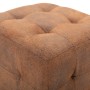 Pouf 2 Einheiten braunes Kunstleder 30x30x30 cm von vidaXL, Osmanen - Ref: Foro24-278382, Preis: 92,75 €, Rabatt: %