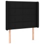 Cama box spring colchón y luces LED tela negro 100x200 cm de vidaXL, Camas y somieres - Ref: Foro24-3138295, Precio: 362,37 €...