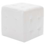 Pouf 2 Einheiten weißes Kunstleder 30x30x30 cm von vidaXL, Osmanen - Ref: Foro24-278389, Preis: 74,26 €, Rabatt: %