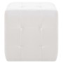 Pouf 2 Einheiten weißes Kunstleder 30x30x30 cm von vidaXL, Osmanen - Ref: Foro24-278389, Preis: 74,26 €, Rabatt: %