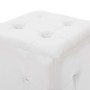 Pouf 2 Einheiten weißes Kunstleder 30x30x30 cm von vidaXL, Osmanen - Ref: Foro24-278389, Preis: 74,26 €, Rabatt: %