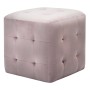 Puf 2 unidades terciopelo rosa 30x30x30 cm de vidaXL, Otomanas - Ref: Foro24-278388, Precio: 85,58 €, Descuento: %