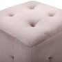 Puf 2 unidades terciopelo rosa 30x30x30 cm de vidaXL, Otomanas - Ref: Foro24-278388, Precio: 85,58 €, Descuento: %