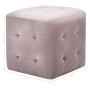 Puf 2 unidades terciopelo rosa 30x30x30 cm de vidaXL, Otomanas - Ref: Foro24-278388, Precio: 85,58 €, Descuento: %