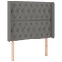 Cama box spring colchón y luces LED tela gris oscuro 90x190 cm de vidaXL, Camas y somieres - Ref: Foro24-3139078, Precio: 354...