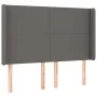 Cama box spring colchón y LED cuero sintético gris 140x200 cm de vidaXL, Camas y somieres - Ref: Foro24-3139269, Precio: 519,...