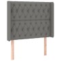 Cama box spring colchón y luces LED tela gris oscuro 90x200 cm de vidaXL, Camas y somieres - Ref: Foro24-3138526, Precio: 389...
