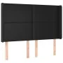 Box spring bed with mattress and LED black synthetic leather 140x200 cm by vidaXL, Beds and slatted bases - Ref: Foro24-31392...