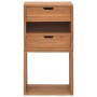 Mueble de almacenaje madera maciza de teca 40x30x76 cm