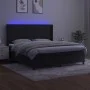 Boxspringbett mit Matratze und LED-Samt in Schwarz, 180 x 200 cm von vidaXL, Betten und Lattenroste - Ref: Foro24-3139459, Pr...