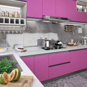 Láminas autoadhesivas muebles PVC morado brillante 500x90 cm