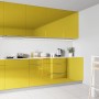 Láminas autoadhesivas muebles PVC dorado brillante 500x90 cm