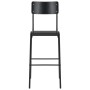 Küchenhocker 2 Stück aus Sperrholz und schwarzem Stahl von vidaXL, Küchenhocker - Ref: Foro24-280081, Preis: 215,42 €, Rabatt: %