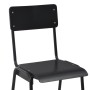 Küchenhocker 2 Stück aus Sperrholz und schwarzem Stahl von vidaXL, Küchenhocker - Ref: Foro24-280081, Preis: 215,42 €, Rabatt: %