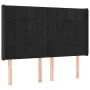 Box spring bed with mattress and LED black velvet 140x190 cm by vidaXL, Beds and slatted bases - Ref: Foro24-3139561, Price: ...