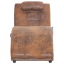 Massage couch with brown artificial suede leather pillow by vidaXL, Daybeds - Ref: Foro24-281349, Price: 317,59 €, Discount: %