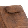 Massage couch with brown artificial suede leather pillow by vidaXL, Daybeds - Ref: Foro24-281349, Price: 317,59 €, Discount: %