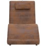 Daybed with brown faux suede leather pillow by vidaXL, Daybeds - Ref: Foro24-281282, Price: 239,17 €, Discount: %