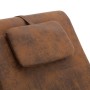 Daybed with brown faux suede leather pillow by vidaXL, Daybeds - Ref: Foro24-281282, Price: 239,17 €, Discount: %