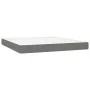 Boxspringbettmatratze und LED-Leuchten dunkelgrauer Stoff 180x200 cm von vidaXL, Betten und Lattenroste - Ref: Foro24-3138734...
