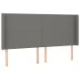 Boxspringbettmatratze und LED-Leuchten dunkelgrauer Stoff 180x200 cm von vidaXL, Betten und Lattenroste - Ref: Foro24-3138734...