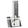 Campana extractora pared acero y vidrio templado blanco 60 cm de vidaXL, Extractores - Ref: Foro24-51672, Precio: 208,23 €