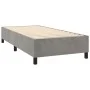 Boxspringbett mit Matratze und hellgrauem LED-Samt 90x190 cm von vidaXL, Betten und Lattenroste - Ref: Foro24-3139655, Preis:...