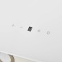 Campana extractora pared acero y vidrio templado blanco 60 cm de vidaXL, Extractores - Ref: Foro24-51672, Precio: 208,23 €