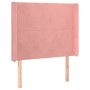 Cama box spring colchón y LED terciopelo rosa 80x200 cm de vidaXL, Camas y somieres - Ref: Foro24-3139414, Precio: 341,09 €, ...