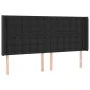 Box spring bed with mattress and LED black synthetic leather 180x200 cm by vidaXL, Beds and slatted bases - Ref: Foro24-31393...