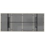 Juego de comedor para exteriores 7 pcs Gris claro