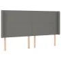 Box spring bed mattress and LED lights light gray fabric 200x200 cm by vidaXL, Beds and slatted bases - Ref: Foro24-3138742, ...