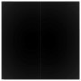 Conjunto de Comedor de Jardín 5 pcs Negro ratán sintético