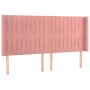 Boxspringbett mit Matratze und LED-Rosa-Samt 180x200 cm von vidaXL, Betten und Lattenroste - Ref: Foro24-3139702, Preis: 572,...