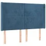 Boxspringbett mit Matratze und LED dunkelblauem Samt 140x190 cm von vidaXL, Betten und Lattenroste - Ref: Foro24-3139443, Pre...