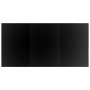 Conjunto de Comedor de Jardín 5 pcs Negro ratán sintético