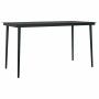 Conjunto de Comedor de Jardín 5 pcs Gris ratán sintético