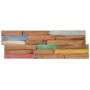 Paneles revestimiento pared 10 uds madera maciza teca 1,03 m²