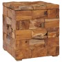Aufbewahrungshocker aus massivem Teakholz von vidaXL, Klapphocker und Stühle - Ref: Foro24-281654, Preis: 175,81 €, Rabatt: %