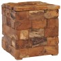 Solid teak wood storage stool by vidaXL, Folding stools and chairs - Ref: Foro24-281654, Price: 175,81 €, Discount: %