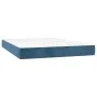 Boxspringbett mit Matratze und LED dunkelblauem Samt 140x190 cm von vidaXL, Betten und Lattenroste - Ref: Foro24-3139803, Pre...