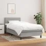 Boxspringbett mit hellgrauer Stoffmatratze 80x200 cm von vidaXL, Betten und Lattenroste - Ref: Foro24-3139849, Preis: 262,80 ...