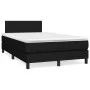 Box spring bed with black fabric mattress 120x200 cm by vidaXL, Beds and slatted bases - Ref: Foro24-3139883, Price: 382,74 €...