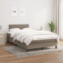Cama box spring con colchón tela gris taupe 120x200 cm de vidaXL, Camas y somieres - Ref: Foro24-3139885, Precio: 344,73 €, D...