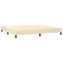 Boxspringbett mit cremefarbener Stoffmatratze 200x200 cm von vidaXL, Betten und Lattenroste - Ref: Foro24-3139926, Preis: 552...