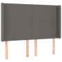 Cama box spring colchón y LED cuero sintético gris 140x190 cm de vidaXL, Camas y somieres - Ref: Foro24-3139263, Precio: 527,...