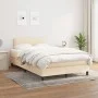 Cama box spring con colchón tela color crema 120x200 cm de vidaXL, Camas y somieres - Ref: Foro24-3139966, Precio: 363,81 €, ...