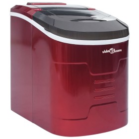 Máquina para hacer cubitos de hielo rojo 2,4 L 15 kg / 24 h