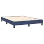 Box spring bed with blue fabric mattress 140x200 cm by vidaXL, Beds and slatted bases - Ref: Foro24-3140063, Price: 432,79 €,...